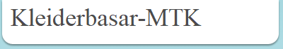 Kleiderbasar-MTK